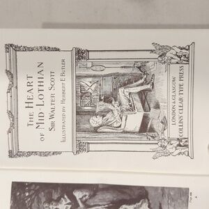 The Heart of Mid-Lothian by Sir Walter Scott - Classic Black & White Edition